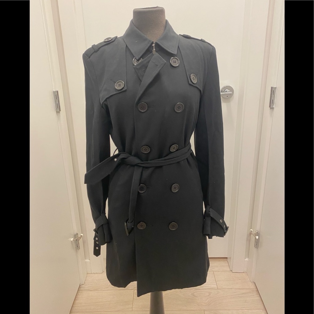 Black Trench Coat S